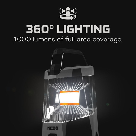 NEBO - Latarnia kempingowa LED - GALILEO FLEX - 1000 lumenów