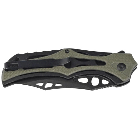 Nóż składany Civivi Biophase Black Aluminium / OD Green G10, Black Stonewashed Nitro-V (C23083C-2)