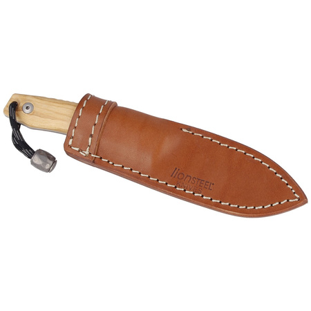 Nóż LionSteel Bushcraft Olive Wood, Satin Blade (M1 UL)