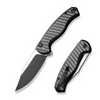 Nóż składany Civivi Stormhowl Black Aluminum, Black Stonewashed/Satin Nitro-V (C23040B-1)