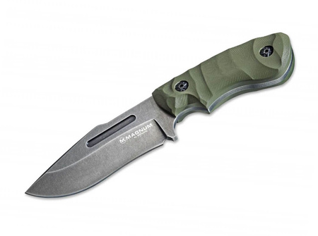 Böker Magnum - Nóż Lil Giant Green G10, Stonewash 440A (02LG113)