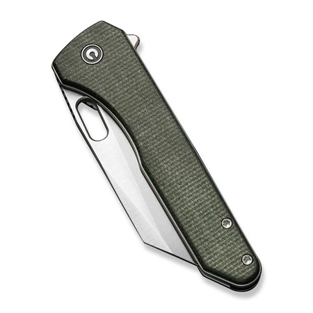 Nóż składany Civivi Nugz Green Canvas Micarta, Satin 14C28N by Matthew Wehrwein (C23060-2)