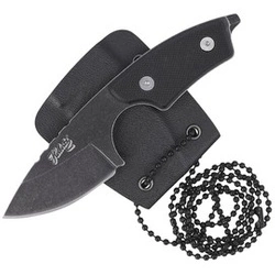 Nóż na szyję Herbertz Solingen Neck Knife Black G10, Stonewash (55041)