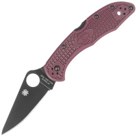 Nóż składany Spyderco Delica 4 Sprint Run Burgundy FRN, Black PD#1 by Sal Glesser (C11BGBKP)