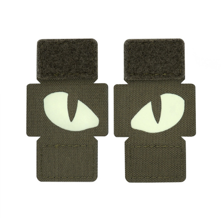 M-Tac - Naszywka Tigers Eyes Laser Cut (para) - Olive