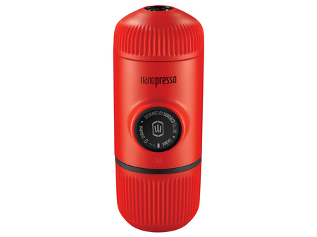 Wacaco Nanopresso - Przenośny podróżny ekspres do kawy - Lava Red z etui