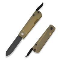 Nóż składany Civivi Slippy Sendy Bead Blasted Yellow Ultem, Black Stonewashed Nitro-V by Ben Petersen (C24075A-1)