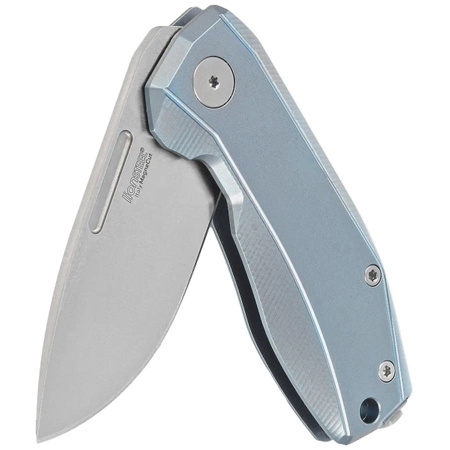 Nóż składany LionSteel Nano Blue Titanium, Satin MagnaCut (NA01 BL)