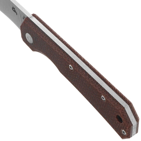 Nóż składany BlackFox Ciol Brown Canvas Micarta, Stonewashed 440C by Denis Simonutti  (BF-748 MIB)