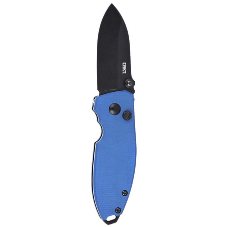 Nóż składany CRKT 2474BD SQUID BUTTON LOCK BLUE