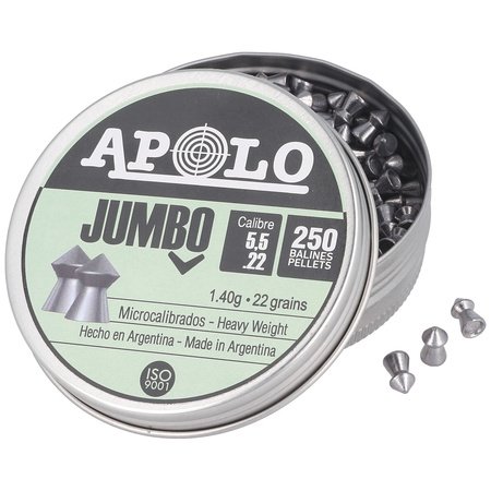 Śrut Apolo Jumbo 5.52 mm 250 szt. 1.40g/22.0gr (19921-2)