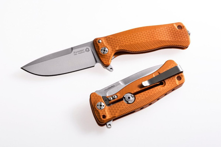Nóż składany LionSteel SR22A Aluminum Orange, Satin Blade (SR22A OS)