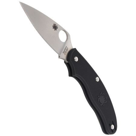 Nóż składany Spyderco UK Penknife FRN Black Leaf Shape Plain - C94PBK