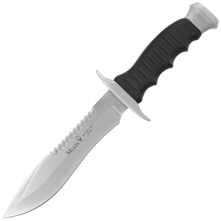 Nóż Muela Gray/Black Zamak/ABS, Satin Nitro-42 (85-162)