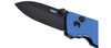 Nóż składany CRKT 2474BD SQUID BUTTON LOCK BLUE