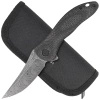 Nóż Civivi Synergy3 Black G10/Twill Carbon Fiber, Black Hand Rubbed Damascus by Jim O'Young (C20075B-DS1)