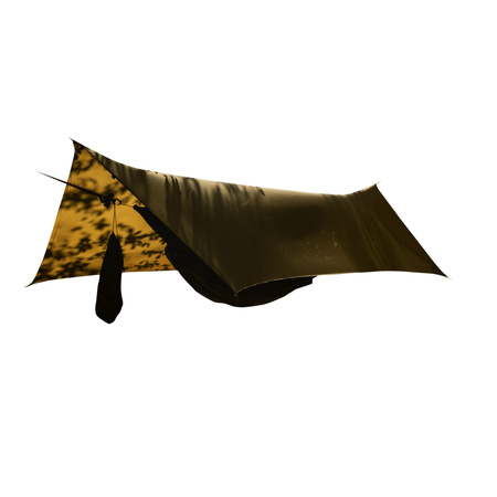 Flyhamak - Tarp Sola 4x3m - ciemnooliwkowy