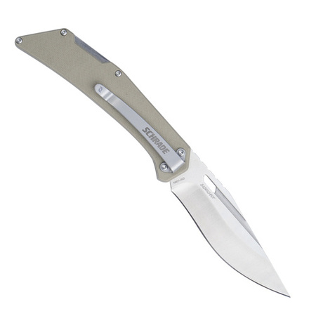 Schrade - Nóż składany Slingshot Lockback Folder - AUS-10 - Tan - 1159301