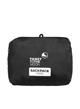 Ticket To The Moon - Plecak składany Mini Backpack - Black