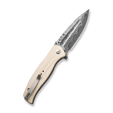 Nóż składany Civivi Incindie Ivory G10, Damascus (C23053-DS1)