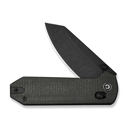 Nóż składany Civivi Yonder Dark Green Canvas Micarta, Black Stonewashed 14C28N by Zac Whitmore (C23073B-1)