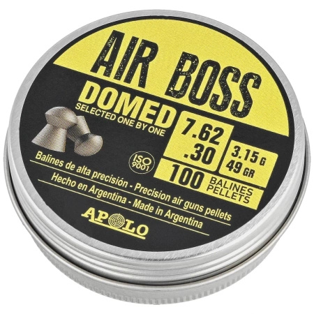 Apolo - Śrut Air Boss Domed 7.62 mm, 100 szt. 3.15g/49.0gr (30201)
