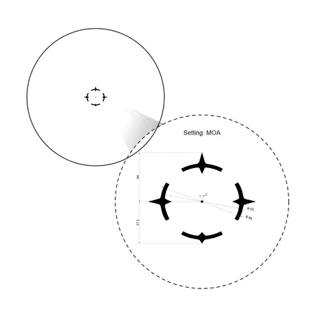 Vector Optics - Celownik pryzmatyczny Paragon 1x18 X-Mini - Czarny - SCPS-M10