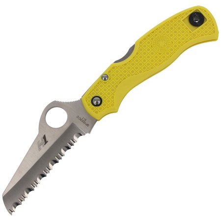 Nóż składany Spyderco Saver Salt Lightweight Yellow Spyder (C118SYL)