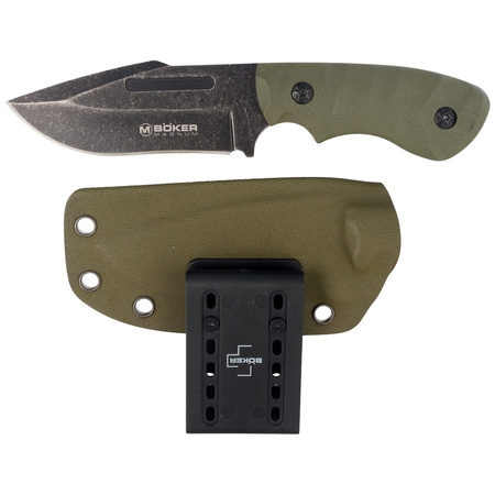 Böker Magnum - Nóż Lil Giant Green G10, Stonewash 440A (02LG113)