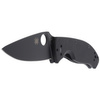 Nóż składany Spyderco Tenacious G-10 Black / Black Blade Plain - C122GBBKP