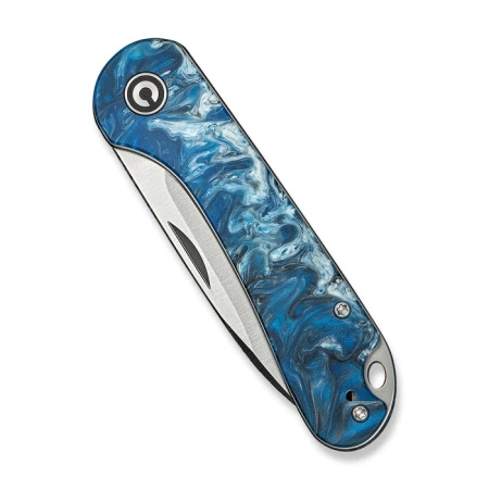 Nóż składany Civivi Elementum SJ Blue/Black/White Resin, Satin 14C28N (C18062AJ-4)
