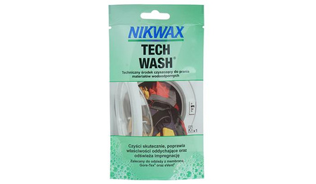 Nikwax - Środek do prania ręcznego Tech Wash - 100 ml - żel podróżny