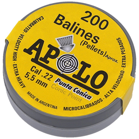 Apolo - Śrut Conic 5.5 mm, 200 szt. 0.84g/13.0gr (11005)
