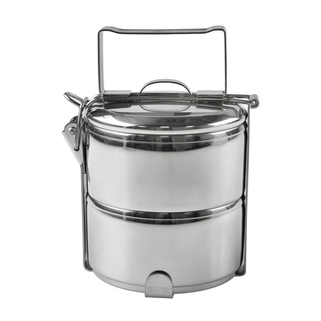 Menażka stalowa - Zestaw naczyń Zebra Food Carrier 10 cm x 2
