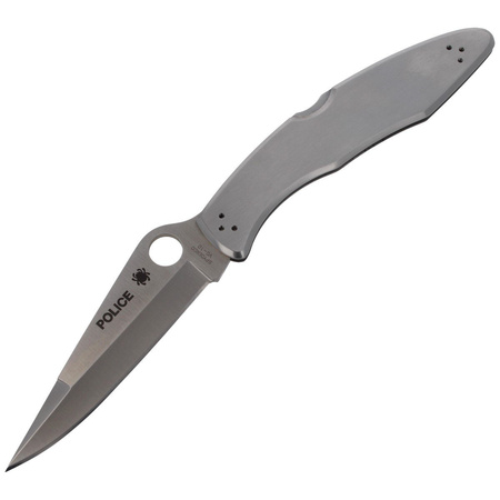 Nóż składany Spyderco Police Model Stainless Steel Plain - C07P