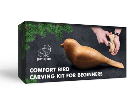 Zestaw startowy do rzeźbienia - BeaverCraft DIY01 - Comfort Bird Hobby Kit
