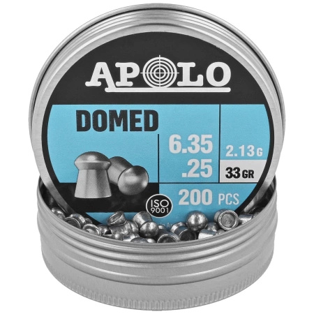 Apolo - Śrut Domed 6.35 mm, 200 szt. 2.13g/33.0gr (19912)
