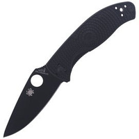 Nóż składany Spyderco Tenacious FRN Black Blade Plain (C122PBBK)