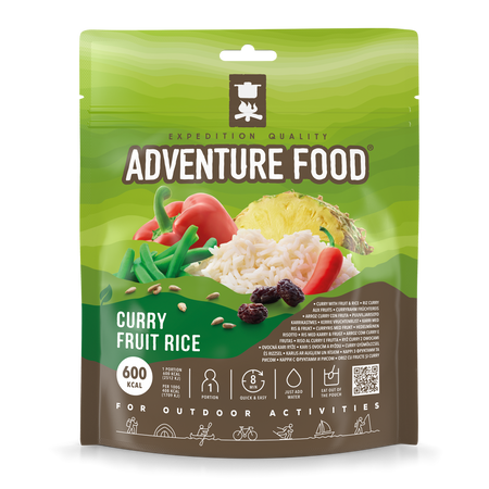 Adventure Food - Danie liofilizowane Ryż curry z owocami vege 600 kcal