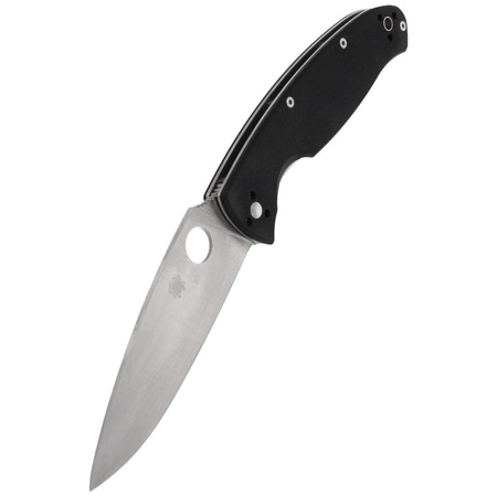 Nóż składany Spyderco Resilience G-10 Black Plain - C142GP