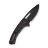 Nóż składany Sencut Squiggy Burgundy/Black G10, Black 9Cr18MoV (S24082A-3)