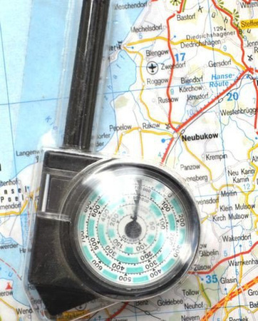 Czytnik kartograficzny Herbertz Black 40 mm - 707700