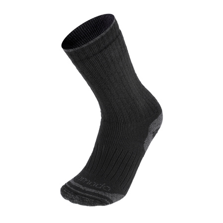 Comodo - Skarpety Alpaca Mountain Hiker z wełną merino i alpaki - czarne