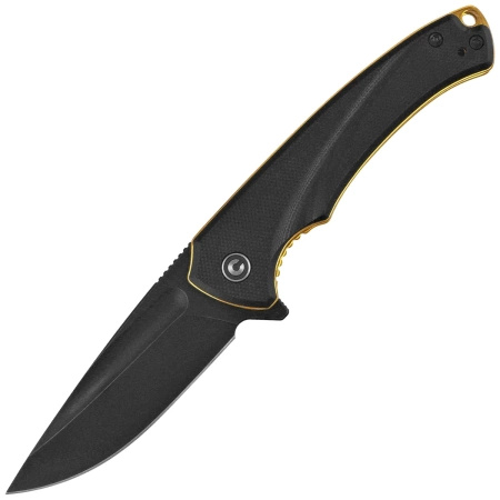 Nóż składany Civivi Voidflare Black G10, Blackstonewashed 14C28N (C24040-1)