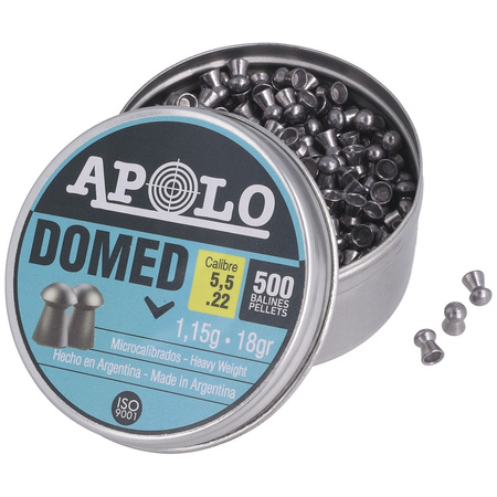 Apolo - Śrut Domed 5.52 mm, 500 szt. 1.15g/18.0gr (19915-2)