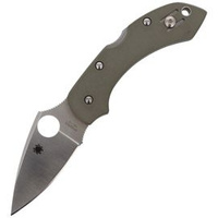 Nóż składany Spyderco Dragonfly G-10 Folige Green Plain - C28GPFG