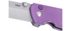 Nóż składany CRKT 2495 P - SQUID XM BUTTON LOCK Violet