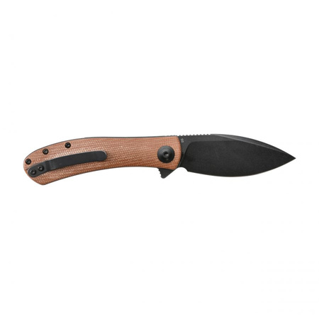 Trollsky Knives - Nóż składany Mandu brązowy/czarne ostrze, wersja limitowana