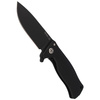 Nóż składany LionSteel SR Flipper Aluminum Black / Black Blade (SR11A BB)