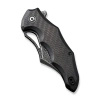 Nóż składany CIVIVI Chiro Carbon Fiiber/Black G10, Damascus (C23046-DS1)